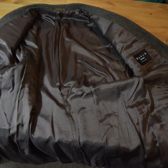 Versace V2 Gray No Vent one button Sport Coat 42 L